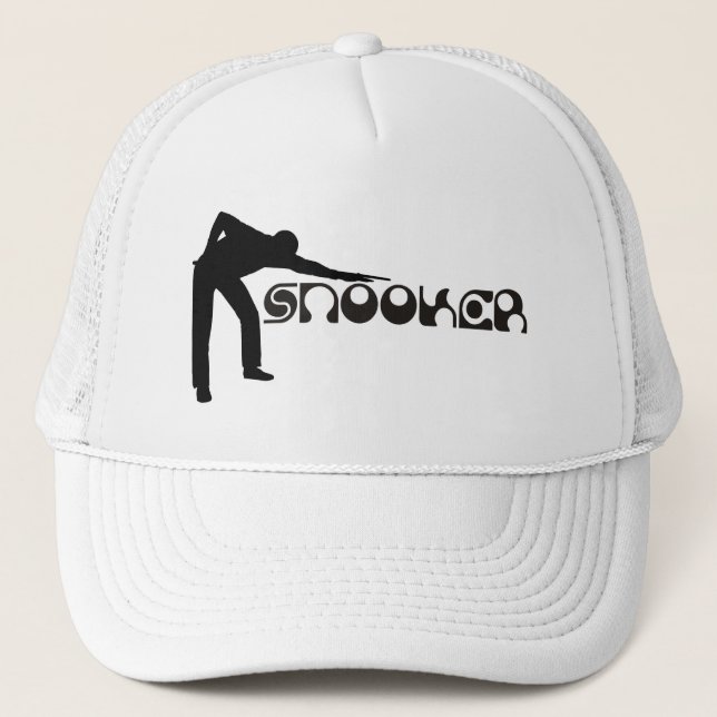 Gorra De Camionero Fuente moderna SNOOKER + tus ideas (Anverso)