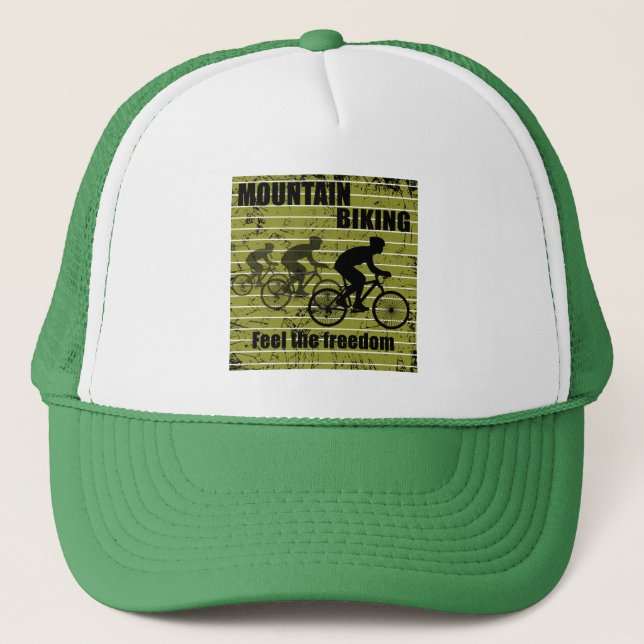 Gorra De Camionero fuera de carretera ciclismo de montaña decir cita (Anverso)