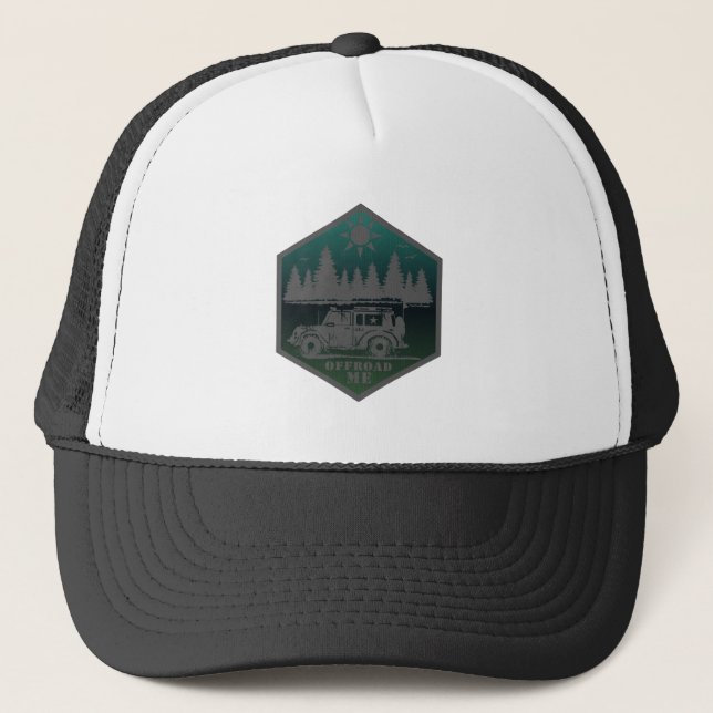 Gorra De Camionero FUERA DE LA CARRETERA ME Wilderness G (Anverso)