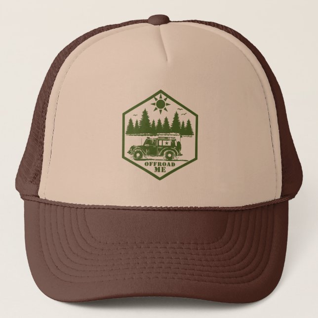 GORRA DE CAMIONERO FUERA DE LA RUTA (Anverso)