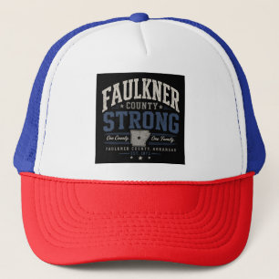 Gorra de camionero fuerte del condado de Faulkner