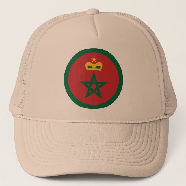 Gorra De Camionero Fuerza aérea marroquí real, Marruecos (Anverso)