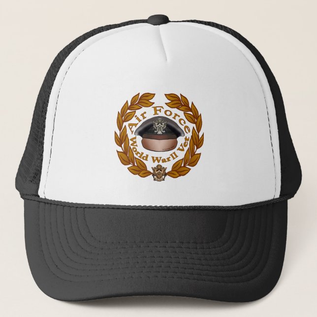 Gorra De Camionero Fuerza Aérea WWII Vet (Anverso)