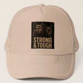Gorra De Camionero Fuerza y resiliencia: Audaz Arte Mascota