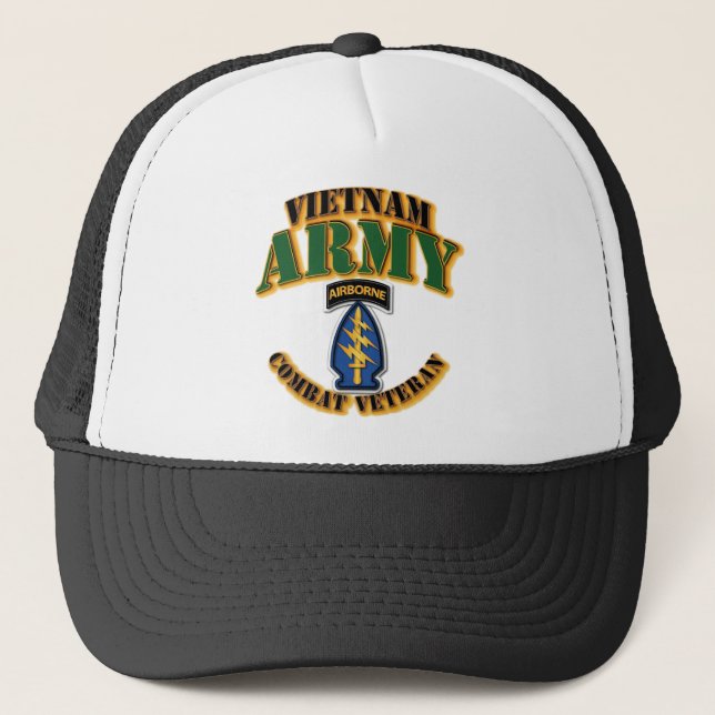 Gorra De Camionero Fuerzas especiales Vietnam - veterinario del (Anverso)
