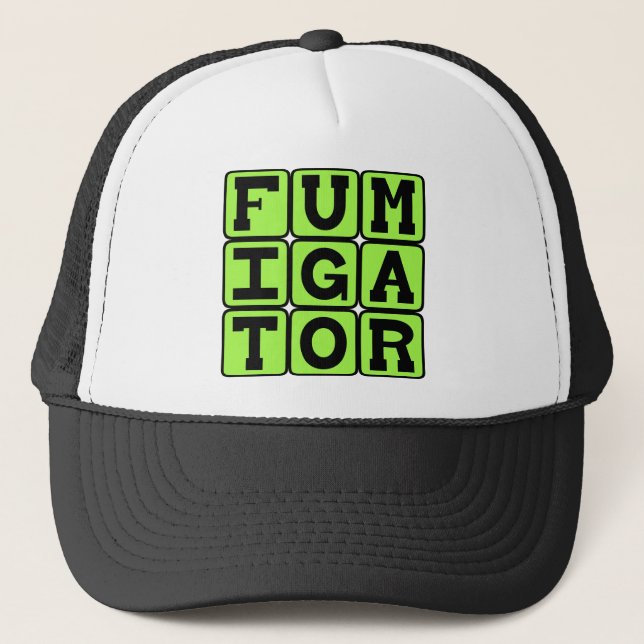 Gorra De Camionero Fumigator, insecto Zapper (Anverso)
