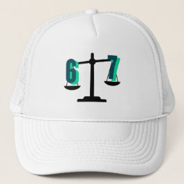 Gorra De Camionero Fun and Catchy "6-7" 