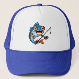 Gorra De Camionero Fun Fish Cartoon Tee