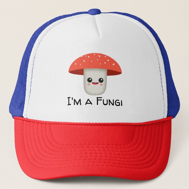 Gorra De Camionero Fun Guy Fungi Mushroom (Anverso)