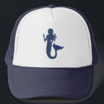 Gorra De Camionero fun nautical MERMAID theme<br><div class="desc">This cute,  fun simple drawing of a mermaid adds a fun type character to your wardrobe!</div>