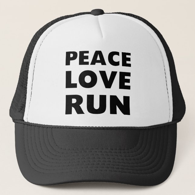Gorra De Camionero Funcionamiento del amor de la paz (Anverso)
