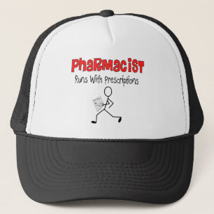 Gorra De Camionero Funcionamientos del farmacéutico con los regalos