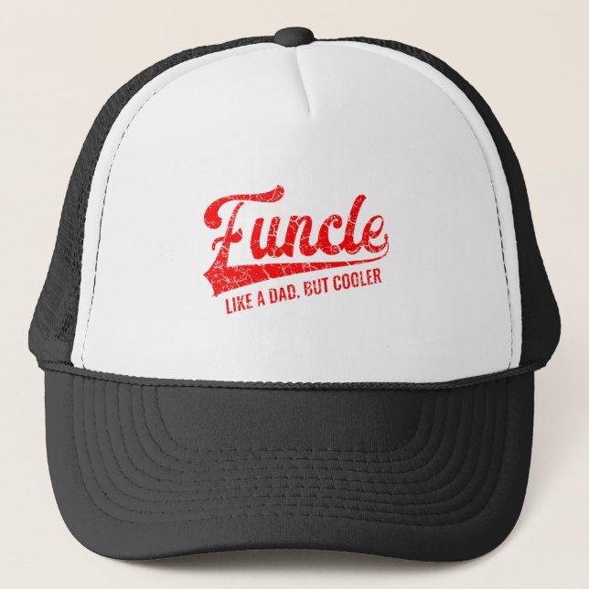 Gorra De Camionero funcle - como un papá pero refrigerador (Anverso)