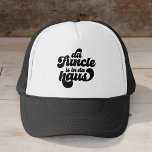 Gorra De Camionero Funcle Funny Simple Vintage Retro<br><div class="desc">Este diseño simple y vintage está compuesto por una tipografía de escritura lúdica juguetona.</div>