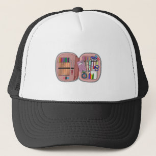 Gorra De Camionero Funda de lápiz escolar