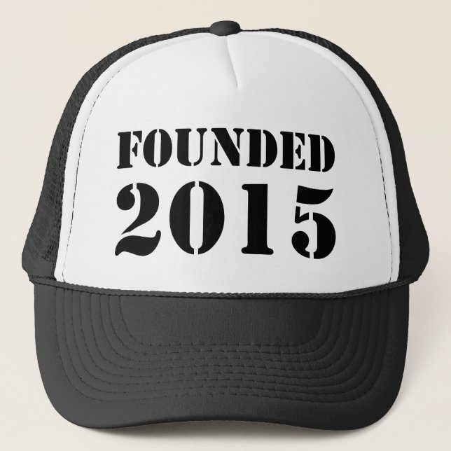 Gorra De Camionero Fundado en 2015 (Anverso)
