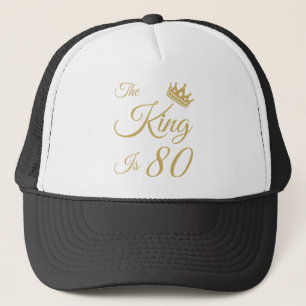 Gorra De Camionero Funny 80 cumpleaños para los hombres