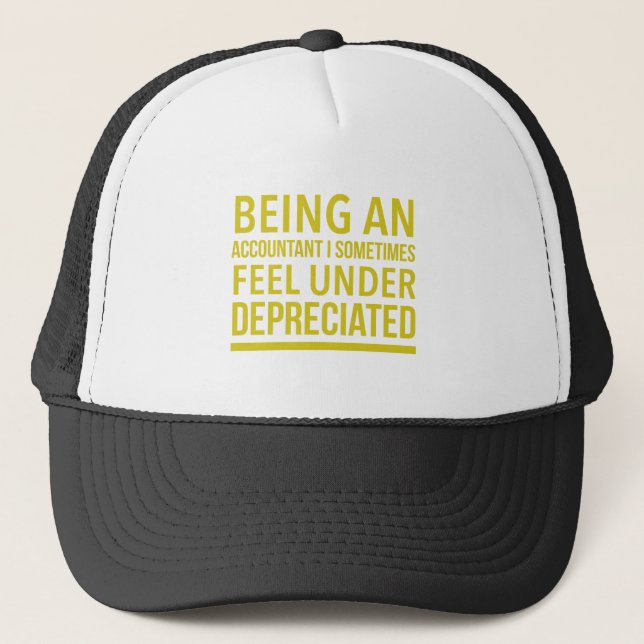 Gorra De Camionero Funny Accountant Pun (Anverso)