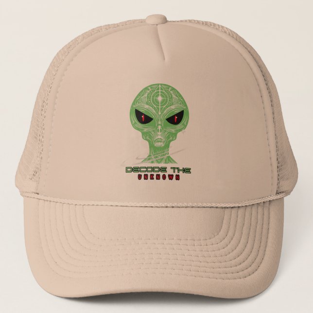 Gorra De Camionero Funny Alien Trucker Hat – UFO Lover Gift (Anverso)