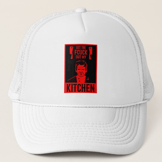 Gorra De Camionero Funny Angry Chef (Anverso)