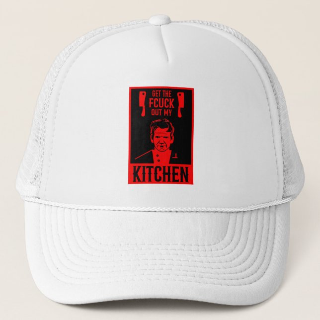 Gorra De Camionero Funny Angry Chef (Anverso)