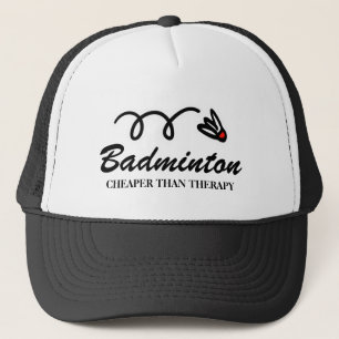 Gorra De Camionero Funny badminton shuttlecock deportes Trucker Hat
