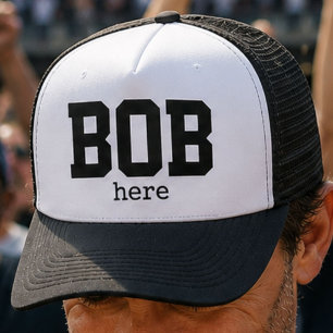 Gorra De Camionero Funny Bob Here Trucker Hat