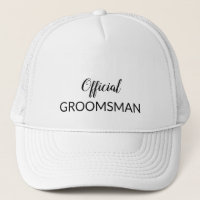 Funny Boda Cap oficial Groomsman