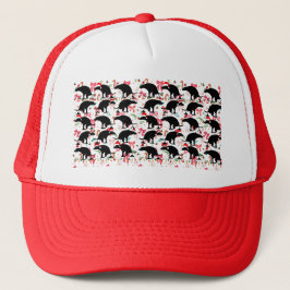 Gorra De Camionero Funny Christmas Pooping Dogs Pattern