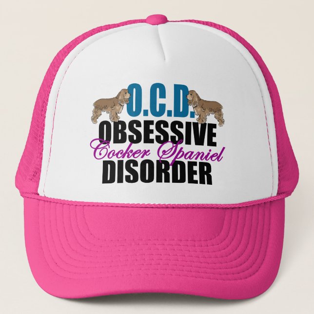 Gorra De Camionero Funny Cocker Spaniel (Anverso)