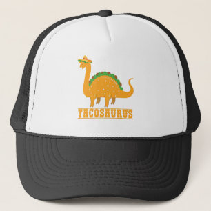 Gorra De Camionero Funny Cute Tacosaurus Comida Mexicana Tacos Dino L