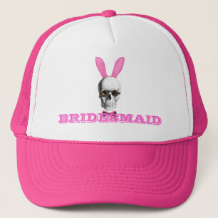 Gorra De Camionero Funny dama de honor gótica de conejo de vapor