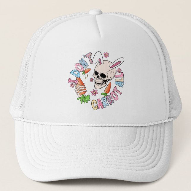Gorra De Camionero Funny Easter Skull (Anverso)