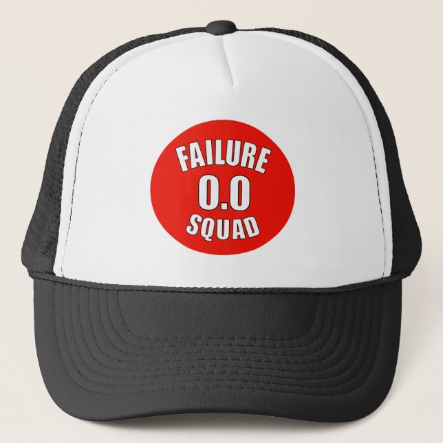 Gorra De Camionero Funny "Failure Squad" Trucker Hat (Anverso)