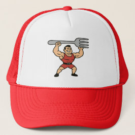Gorra De Camionero Funny Forklift Strongman Design