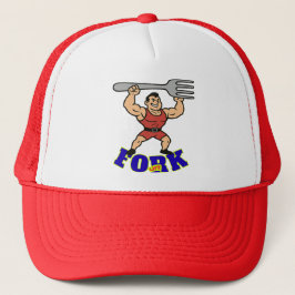 Gorra De Camionero Funny Forklift Strongman Design