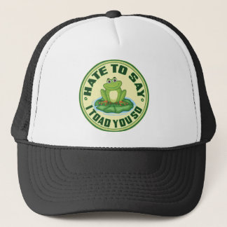 Gorra De Camionero Funny Frog “Toad You So” Pun