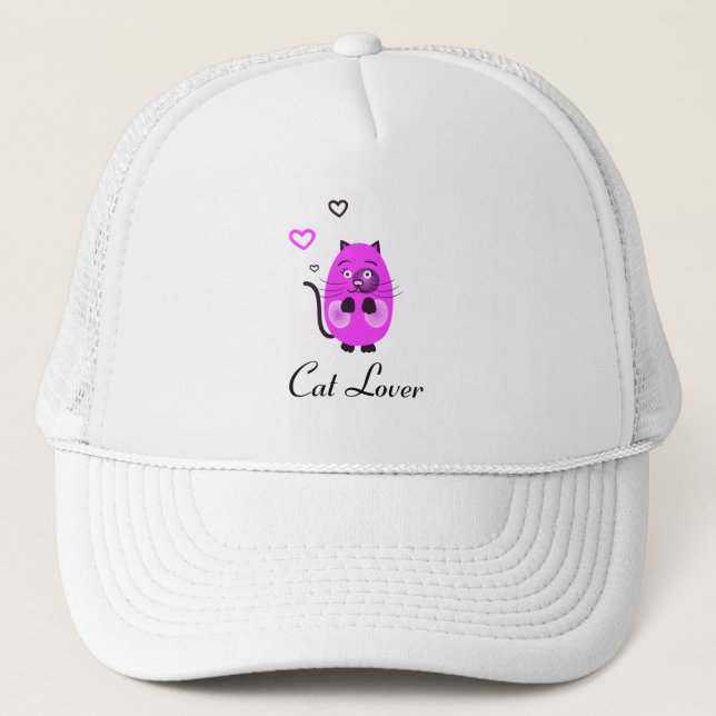 Gorra De Camionero Funny gorrón de gato lilac (Anverso)