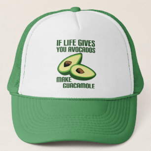 Gorra De Camionero Funny Guacamole Chiste Aguacate