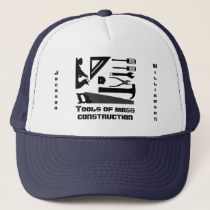 Gorra De Camionero Funny "Herramientas de construcción masiva" 