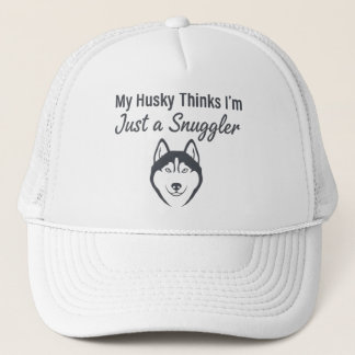 Gorra De Camionero Funny Husky Dog Snuggler