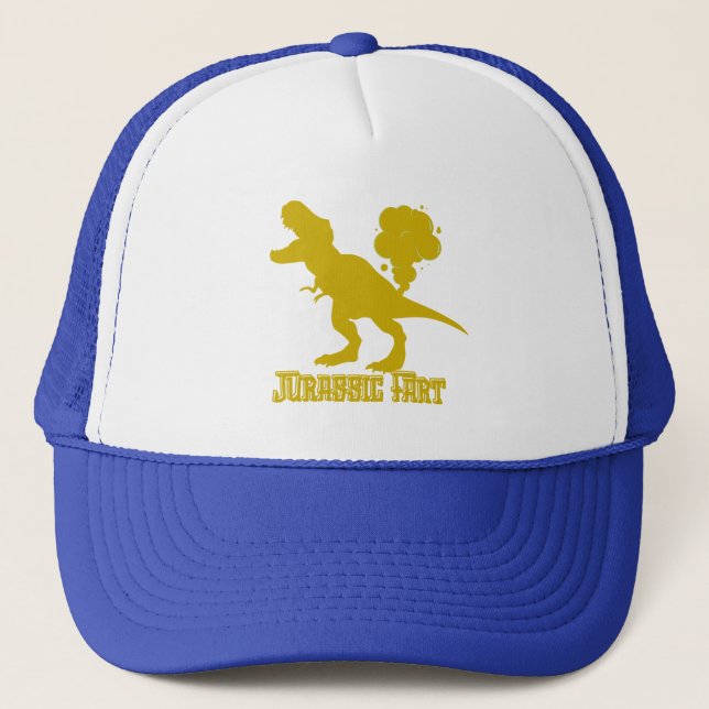 Gorra De Camionero Funny Jurassic Fart (Anverso)