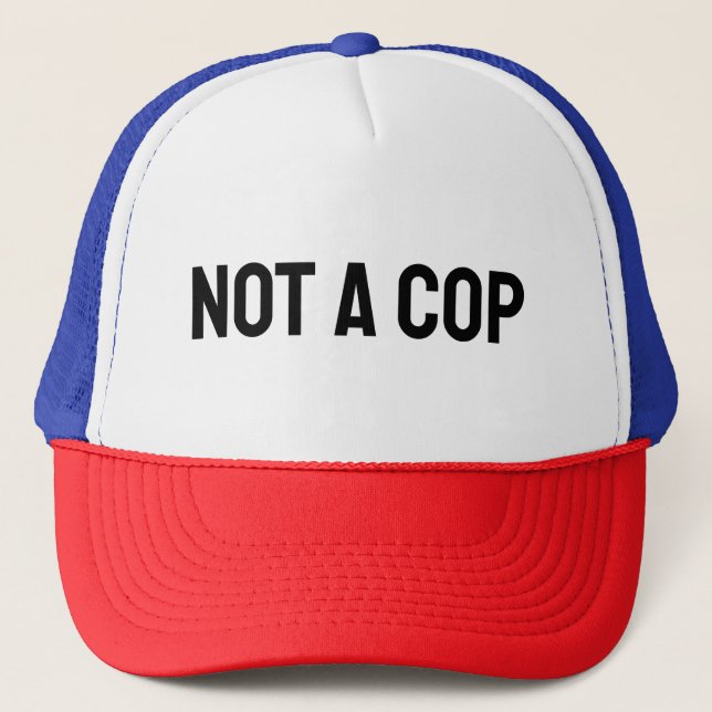 Gorra De Camionero funny law enforcement disguise (Anverso)
