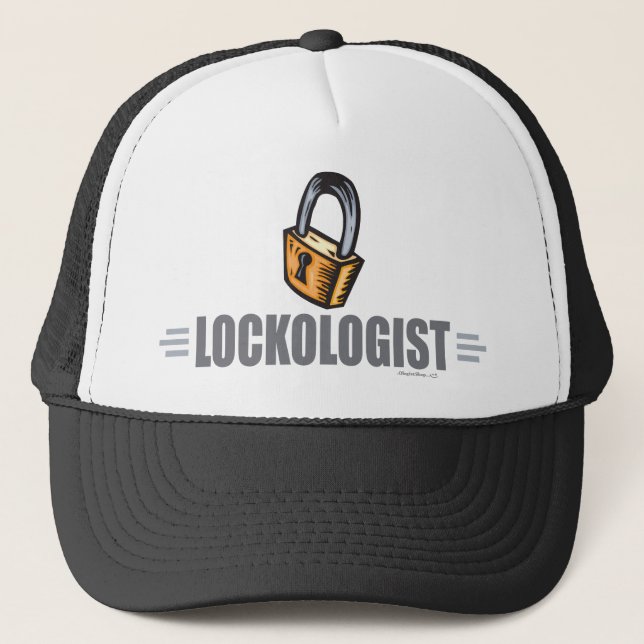 Gorra De Camionero Funny Locksmith (Anverso)