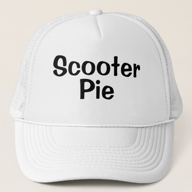 Gorra De Camionero Funny Novedad Béisbol SCOOTER PIE (Anverso)