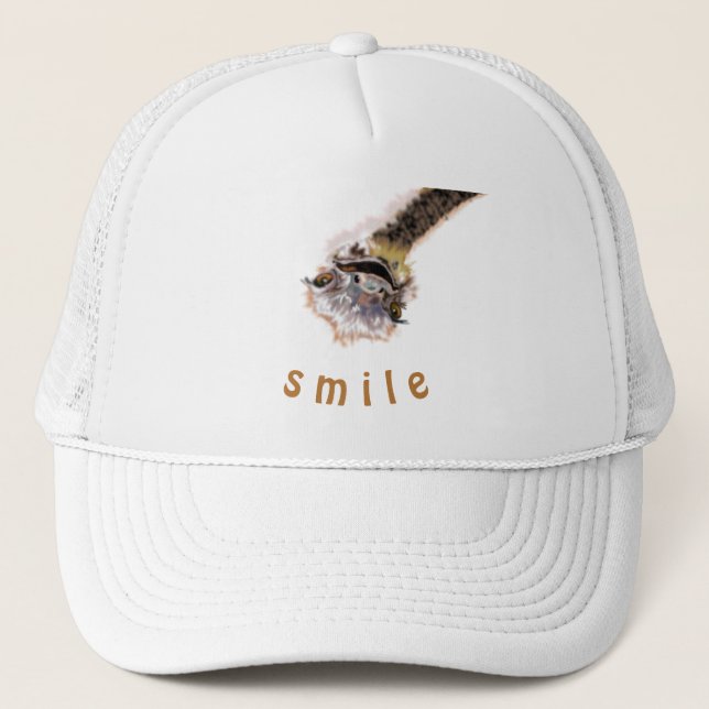 Gorra De Camionero Funny Ostrich Trucker Hat (Anverso)