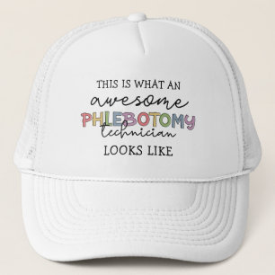 Gorra De Camionero Funny Phlebotomy Technician impresionante PBT