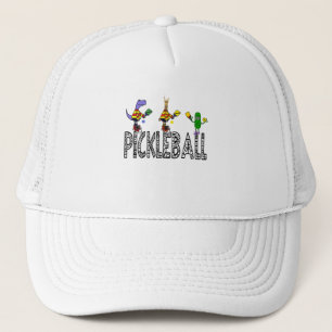 Gorra De Camionero Funny Pickleball Players Animals Personalizado