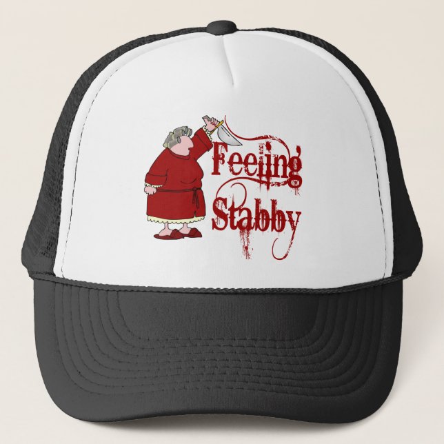Gorra De Camionero Funny PMS Stabby (Anverso)