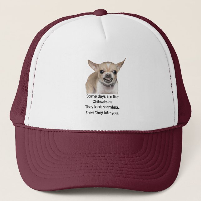 Gorra De Camionero Funny Quote about Life with Chihuahua Dog (Anverso)